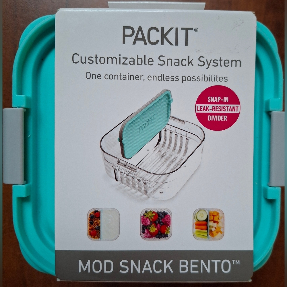 Packlt Mod Snack Bento Container in Mint PKC-MS-MIN